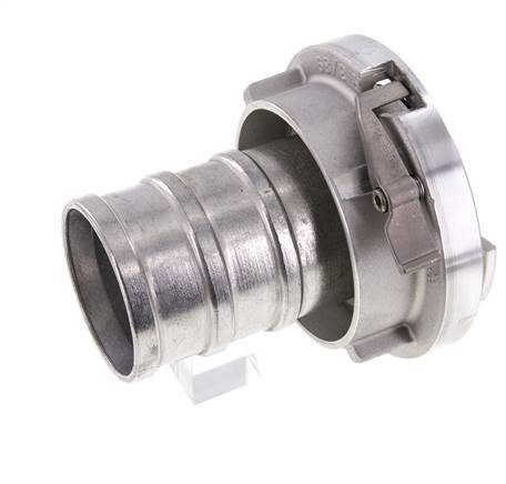 Acoplamiento Storz de aluminio forjado 75-B (89 mm) Pilar de manguera de 70 mm giratorio con bloqueo
