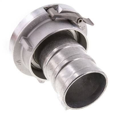 Acoplamiento Storz de aluminio forjado 75-B (89 mm) Pilar de manguera de 70 mm giratorio con bloqueo