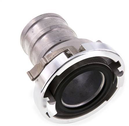 Acoplamiento Storz de aluminio forjado 75-B (89 mm) Pilar de manguera giratorio con bloqueo