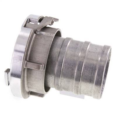 Acoplamiento Storz de aluminio forjado 75-B (89 mm) Pilar de manguera de 80 mm giratorio con bloqueo