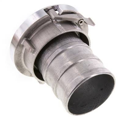 Acoplamiento Storz de aluminio forjado 75-B (89 mm) Pilar de manguera de 80 mm giratorio con bloqueo