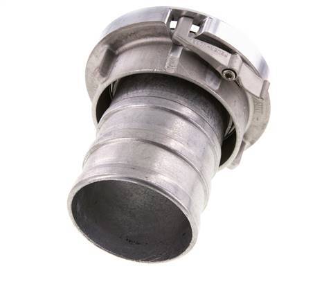 Acoplamiento Storz de aluminio forjado 75-B (89 mm) Pilar de manguera de 80 mm giratorio con bloqueo