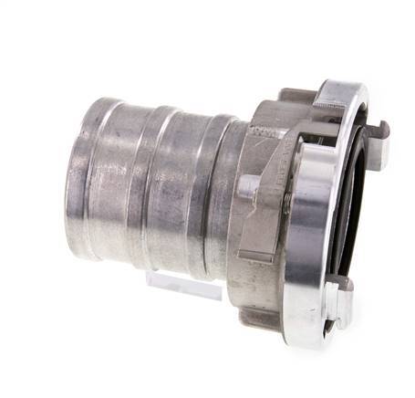 Acoplamiento Storz de aluminio forjado 75-B (89 mm) Pilar de manguera de 80 mm giratorio con bloqueo
