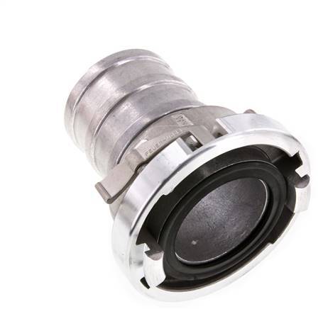 Acoplamiento Storz de aluminio forjado 75-B (89 mm) Pilar de manguera de 80 mm giratorio con bloqueo