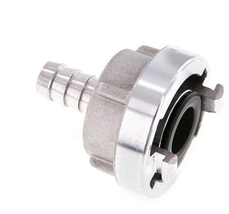 Acoplamiento Storz de aluminio forjado 25-D (31 mm) Pilar de manguera de 13 mm Giratorio para una manguera de PVC