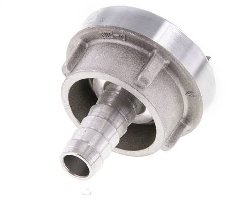 Acoplamiento Storz de aluminio forjado 25-D (31 mm) Pilar de manguera de 13 mm Giratorio para una manguera de PVC