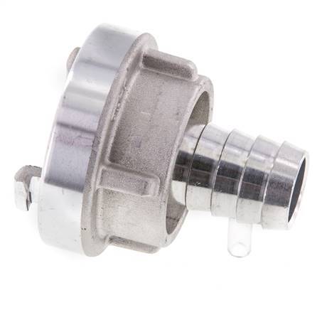 Acoplamiento Storz de aluminio forjado 25-D (31 mm) Pilar de manguera de 19 mm Giratorio para una manguera de PVC