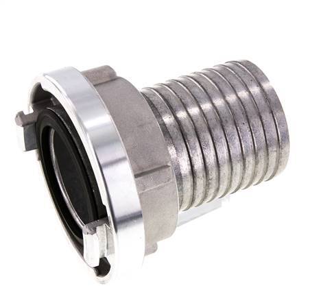 Acoplamiento Storz de aluminio forjado 75-B (89 mm) Pilar de manguera de 76 mm Giratorio para una manguera de PVC