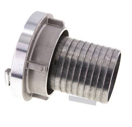 Acoplamiento Storz de aluminio forjado 75-B (89 mm) Pilar de manguera de 76 mm Giratorio para una manguera de PVC