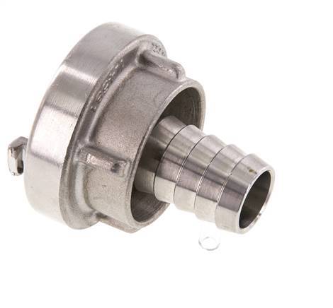 acoplamiento Storz de acero inoxidable 25-D (31 mm) Pilar de manguera de 19 mm Giratorio para una manguera de PVC