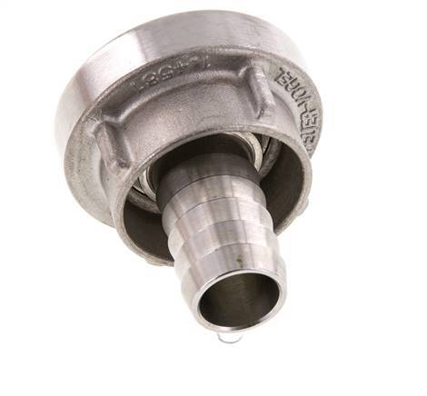 acoplamiento Storz de acero inoxidable 25-D (31 mm) Pilar de manguera de 19 mm Giratorio para una manguera de PVC