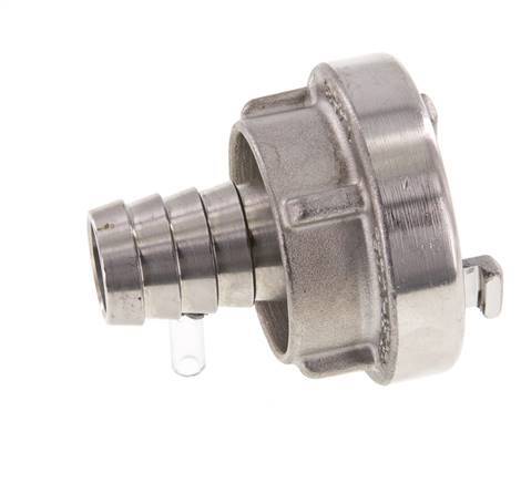 acoplamiento Storz de acero inoxidable 25-D (31 mm) Pilar de manguera de 19 mm Giratorio para una manguera de PVC