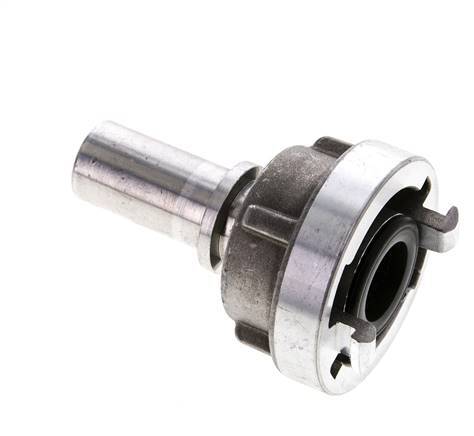 Acoplamiento Storz de aluminio forjado 25-D (31 mm) Pilar de manguera de 19 mm giratorio para conexión de abrazadera de seguridad