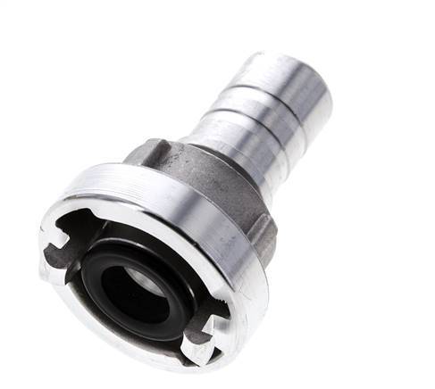 Acoplamiento Storz de aluminio forjado 25-D (31 mm) Pilar de manguera de 25 mm giratorio para conexión de abrazadera de seguridad