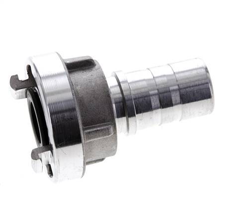 Acoplamiento Storz de aluminio forjado 25-D (31 mm) Pilar de manguera de 25 mm giratorio para conexión de abrazadera de seguridad