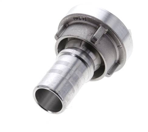 Acoplamiento Storz de aluminio forjado 25-D (31 mm) Pilar de manguera de 25 mm giratorio para conexión de abrazadera de seguridad