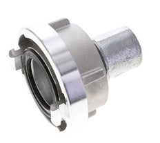 Acoplamiento Storz de aluminio forjado 52-C (66 mm) Pilar de manguera de 38 mm giratorio para conexión de abrazadera de seguridad