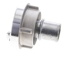 Acoplamiento Storz de aluminio forjado 52-C (66 mm) Pilar de manguera de 38 mm giratorio para conexión de abrazadera de seguridad