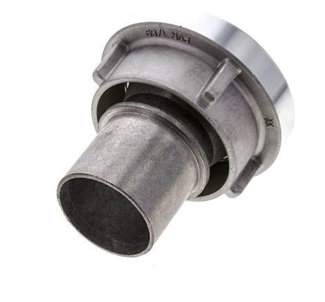 Acoplamiento Storz de aluminio forjado 52-C (66 mm) Pilar de manguera de 50 mm giratorio para conexión de abrazadera de seguridad