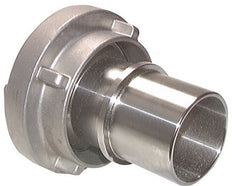 Acoplamiento Storz de aluminio forjado 110-A (133 mm) Pilar de manguera de 100 mm giratorio para conexión de abrazadera de seguridad
