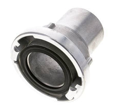 Acoplamiento Storz de aluminio forjado 75-B (89 mm) Pilar de manguera giratorio para conexión de abrazadera de seguridad