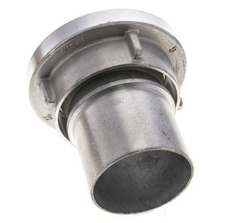 Acoplamiento Storz de aluminio forjado 75-B (89 mm) Pilar de manguera giratorio para conexión de abrazadera de seguridad