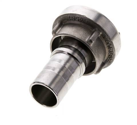 acoplamiento Storz de acero inoxidable 25-D (31 mm) Pilar de manguera giratorio para conexión de abrazadera de seguridad