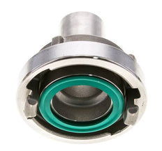 acoplamiento Storz de acero inoxidable 52-C (66 mm) Pilar de manguera de 38 mm giratorio para conexión de abrazadera de seguridad