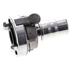 Acoplamiento Storz de aluminio forjado 25-D (31 mm) Pilar de manguera de 25 mm giratorio con bloqueo para conexión de abrazadera de seguridad