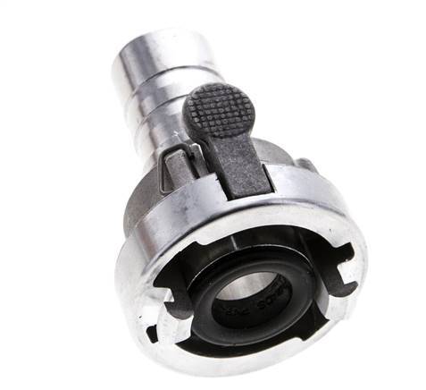 Acoplamiento Storz de aluminio forjado 25-D (31 mm) Pilar de manguera de 25 mm giratorio con bloqueo para conexión de abrazadera de seguridad