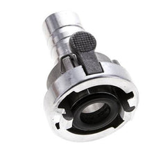 Acoplamiento Storz de aluminio forjado 25-D (31 mm) Pilar de manguera de 25 mm giratorio con bloqueo para conexión de abrazadera de seguridad