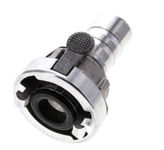 Acoplamiento Storz de aluminio forjado 25-D (31 mm) Pilar de manguera de 25 mm giratorio con bloqueo para conexión de abrazadera de seguridad