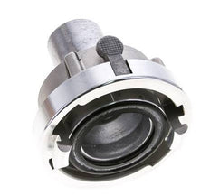 Acoplamiento Storz de aluminio forjado 52-C (66 mm) Pilar de manguera de 38 mm giratorio con bloqueo para conexión de abrazadera de seguridad