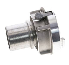 Acoplamiento Storz de aluminio forjado 52-C (66 mm) Pilar de manguera de 50 mm giratorio con bloqueo para conexión de abrazadera de seguridad