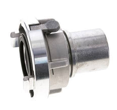 Acoplamiento Storz de aluminio forjado 52-C (66 mm) Pilar de manguera de 50 mm giratorio con bloqueo para conexión de abrazadera de seguridad