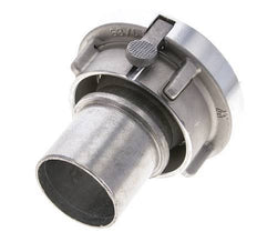 Acoplamiento Storz de aluminio forjado 52-C (66 mm) Pilar de manguera de 50 mm giratorio con bloqueo para conexión de abrazadera de seguridad
