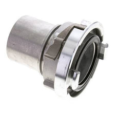 Acoplamiento Storz de aluminio forjado 75-B (89 mm) Pilar de manguera de 75 mm giratorio con bloqueo para conexión de abrazadera de seguridad