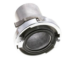 Acoplamiento Storz de aluminio forjado 75-B (89 mm) Pilar de manguera de 75 mm giratorio con bloqueo para conexión de abrazadera de seguridad