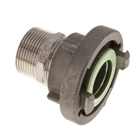 acoplamiento Storz de acero inoxidable de 38 (51 mm) G 1 1/4'' rosca macho