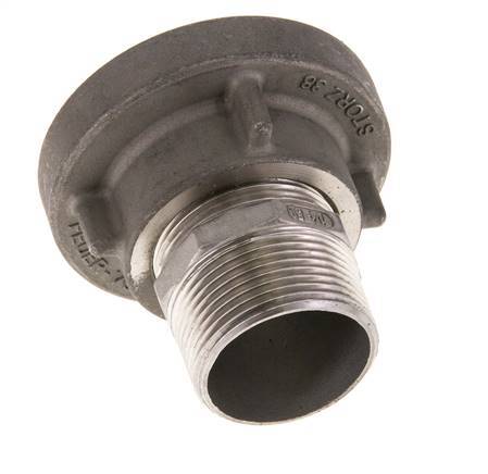 acoplamiento Storz de acero inoxidable de 38 (51 mm) G 1 1/4'' rosca macho