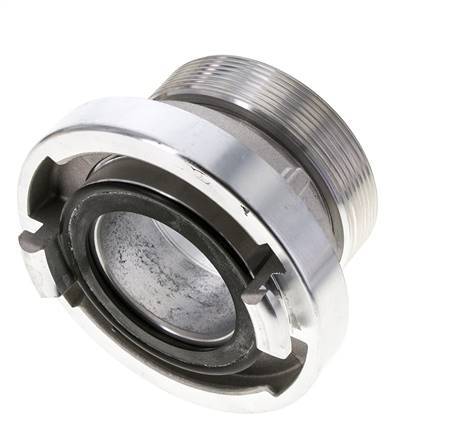 Acoplamiento Storz de aluminio forjado de 65 (81 mm) G de 3'' de rosca macho giratorio