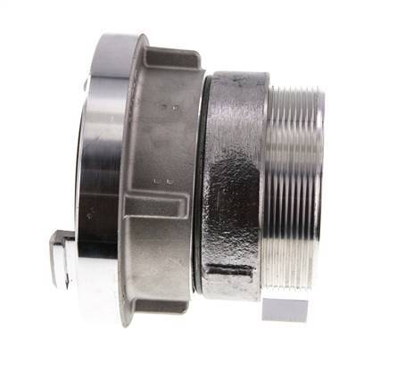 Acoplamiento Storz de aluminio forjado 75-B (89 mm) G 3'' rosca macho giratorio