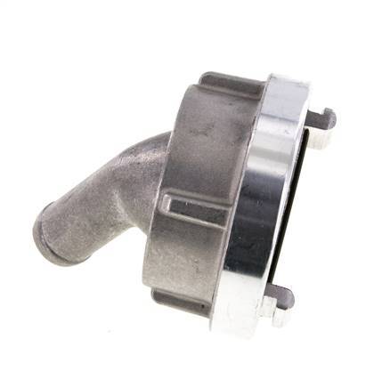 Acoplamiento Storz de aluminio forjado 52-C (66 mm) Pilar de manguera de 25 mm Giratorio 50 grados