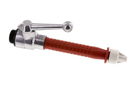 Tubo de chorro de 4 mm G 1'' rosca macho Aluminio forjado y plástico DIN 14365