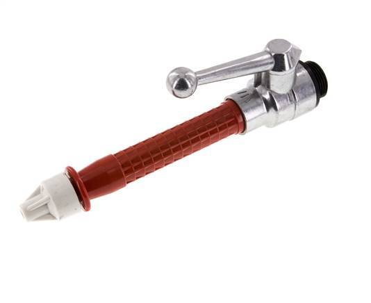 Tubo de chorro de 4 mm G 1'' rosca macho Aluminio forjado y plástico DIN 14365