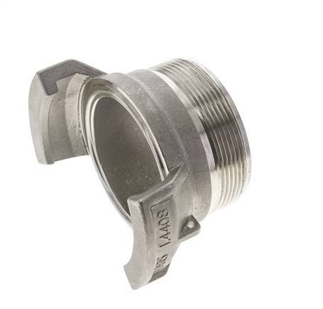 Guillemin DN 65 Stainless Steel Coupling G 2 1/2'' Male Threads Without Lock