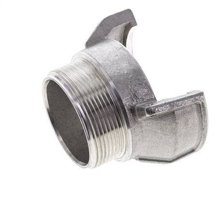 Guillemin DN 50 Acoplamiento de aluminio G 2'' rosca macho sin cierre