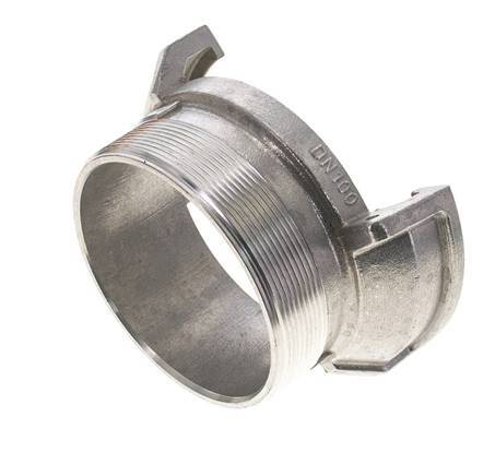 Guillemin DN 100 Acoplamiento de aluminio G 4'' rosca macho sin cierre