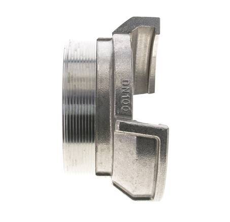 Guillemin DN 100 Acoplamiento de aluminio G 4'' rosca macho sin cierre