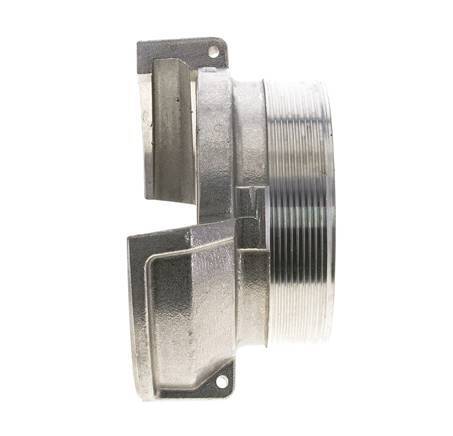 Guillemin DN 100 Acoplamiento de aluminio G 4'' rosca macho sin cierre